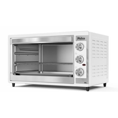 Forno Elétrico Branco Philco 50L Dupla Resistência PFE52B 127V