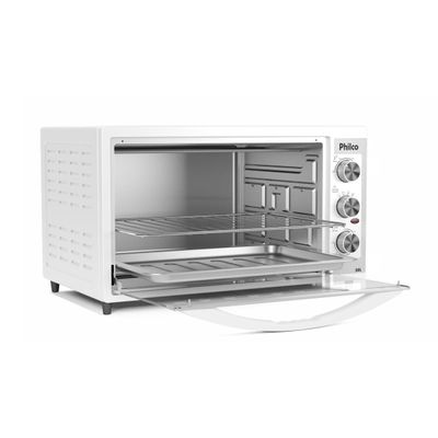 Forno Elétrico Branco Philco 50L Dupla Resistência PFE52B 127V