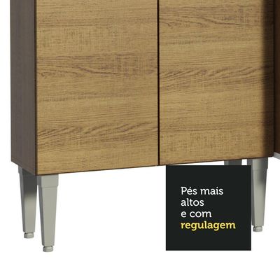 Cozinha Completa Emilly Box com Balcão e Armário Madesa