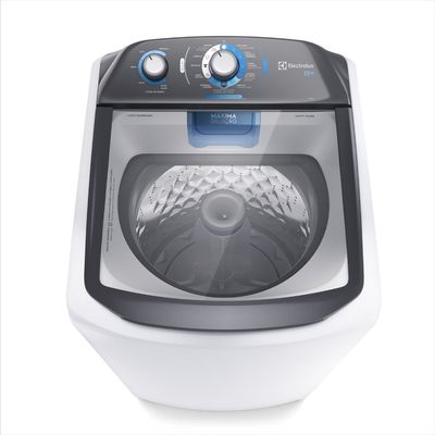 Máquina de Lavar Electrolux 13kg Branca Efficient Duplo Dispenser, Cesto Inox e Máxima Diluição (LDA13) 127V