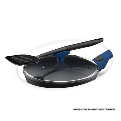 Tampa de Vidro Ichef Polishop - Shark Series - 24Cm - Azul ND / ND