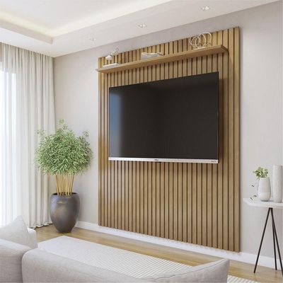 Painel Suspenso 182,8 Cm Vitória 100% Mdf Cinamomo