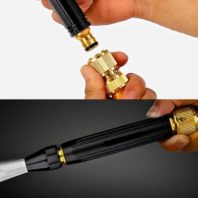 Bico Alta Pressão Jato Mangueira água Kit 4 Pçs Lava Carro