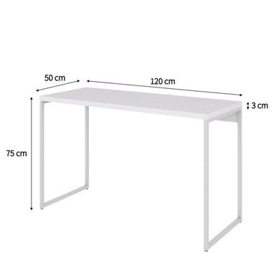 Escrivaninha Studio Branca 120 cm