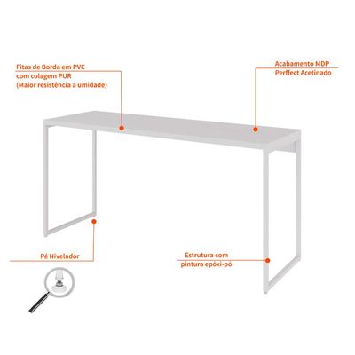 Escrivaninha Studio Branca 150 cm