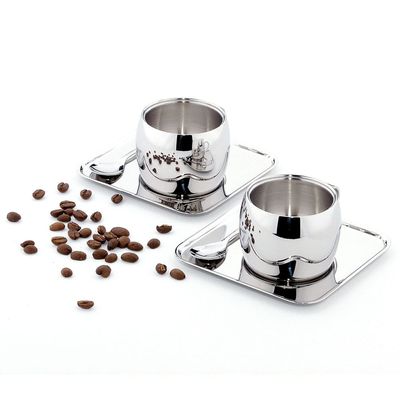 Conjunto para Cafezinho Tramontina Continental Inox - 6 Peças