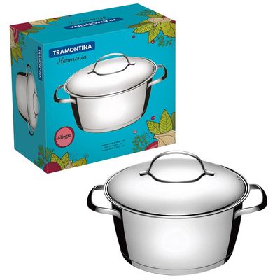 Caçarola Funda Tramontina Allegra Inox - 16cm