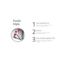 Panela de Pressão Tramontina Brava em Aço Inox com Fundo Triplo 22 cm 6 L