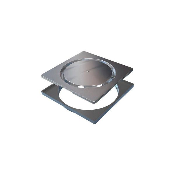 Grelha Para Ralo Linear Novii Abre E Fecha 9573 15x15 Inox Escovado