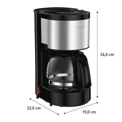 Cafeteira Arno Filtro Perfectta Inox Cfpi 110V
