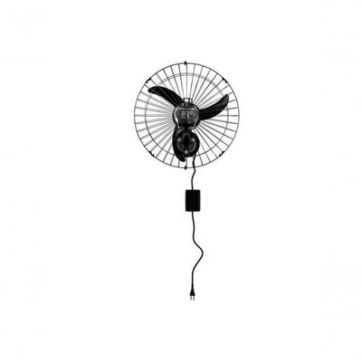 Ventilador De Parede Ventisol Oscilante 50cm Aço Preto Bivolt
