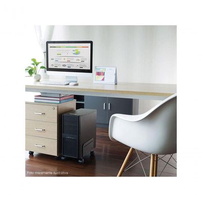 Suporte Para Cpu Ajustável Com Rodas - Plmsc02