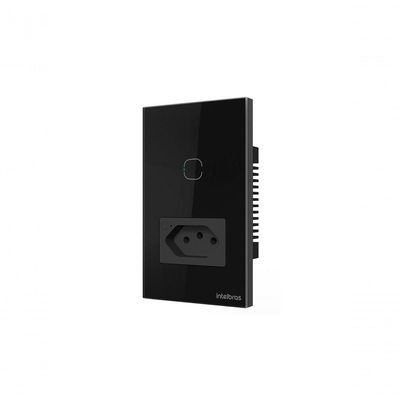 Tomada Simples 10a Smart Wi-fi Ets 2001 Preto 4850067