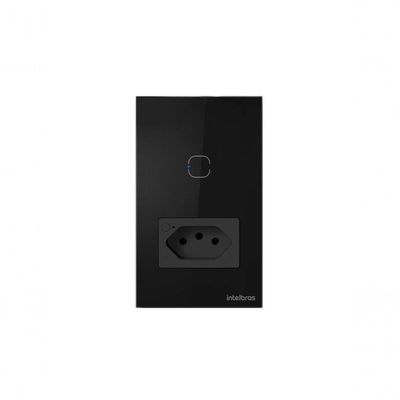 Tomada Simples 10a Smart Wi-fi Ets 2001 Preto 4850067