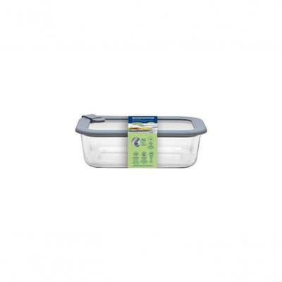 Pote De Vidro Tramontina Vittra 1,05 Litros Com Tampa Hermética De Silicone