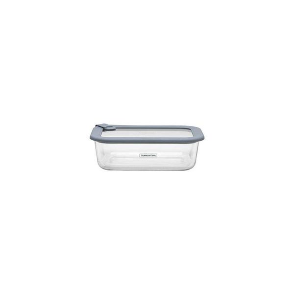 Pote De Vidro Tramontina Vittra 1,05 Litros Com Tampa Hermética De Silicone