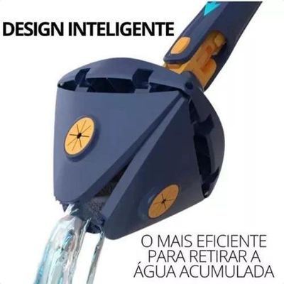 Kit Completo Limpeza: Rodo Limpeza Esfregão Triangular