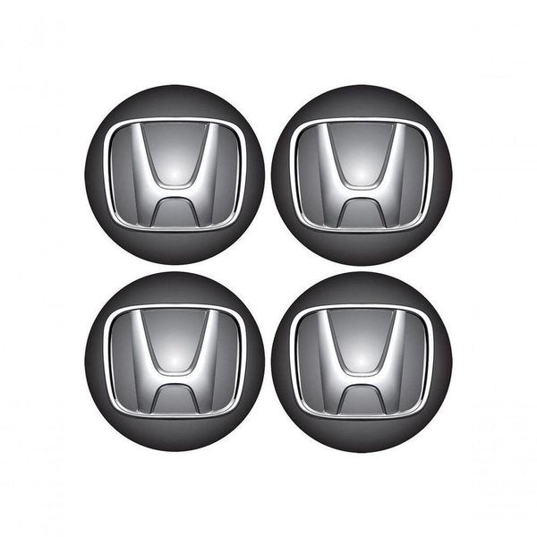 Jogo Bottom- Emblema Para Calota Honda 48mm Degrade 4...