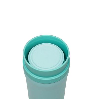 Copo Térmico Tramontina Aço Inox 460 Ml Verde Com Bocal 360°
