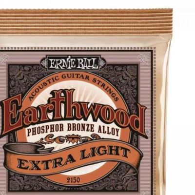 Encordoamento Para Violão Aço .010 Extra Leve Earthwood 2150 Ernie Ball