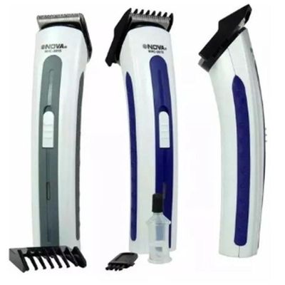 Máquina Aparador Maquininha De Barbear E Aparar - Nova Azul