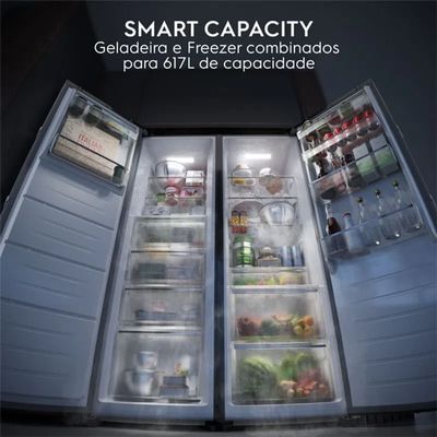 Geladeira Electrolux Frost Free 355L Experience Com Autosense Twins Cor Inox (RTI4S) 127V