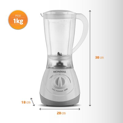 Liquidificador Mondial Easy Power L-550-W Branco - 220V UNICA