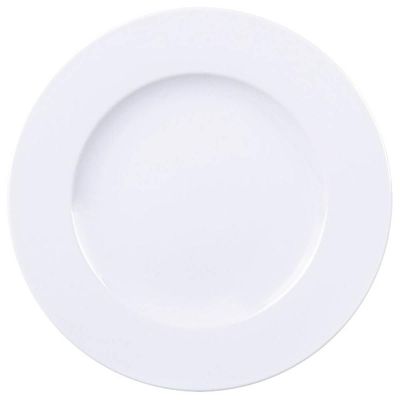 Kit 12 Pratos Rasos de Porcelana Branca 28cm Maria Augusta Jogo de Jantar Tramontina