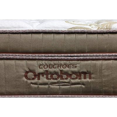 Colchão King Molas Ensacadas Visco Gel SuperPocket Gold Ultra OrtoPillow (186x198x32) - Ortobom