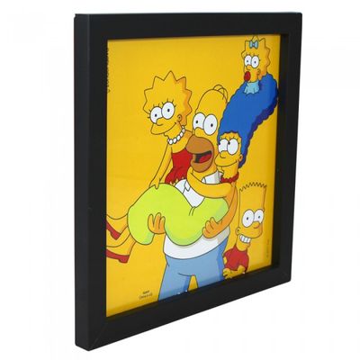 Quadro Família Simpsons Zona Criativa