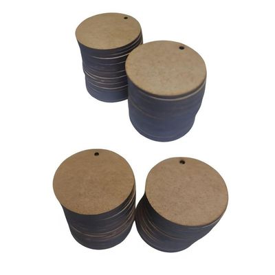 50 Mini Disco Mdf Cru 5cm C-1 Furo Chaveiros-biscuit-boneco