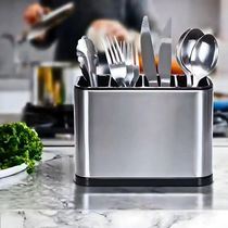 Dispenser Porta Talher Inox 4 Divisórias