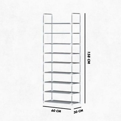 Sapateira Vertical Organizador Com 9 Prateleiras