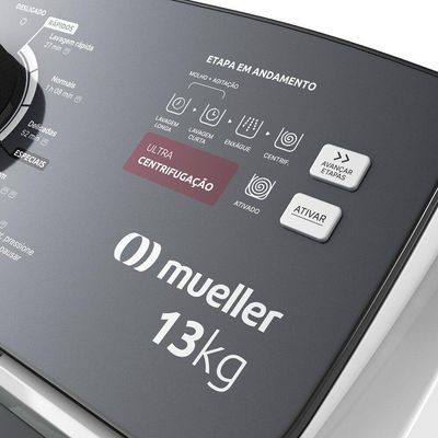 Máquina De Lavar Mueller 13kg, Com Ultracentrifugação Mla13 Branco 220V
