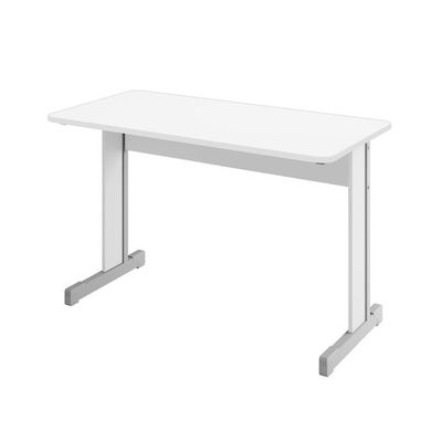 Mesa De Computador Bloc 1200 Ale Branco Sem Gavetas