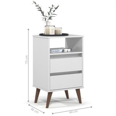 Mesa De Cabeceira Catalunha Branco