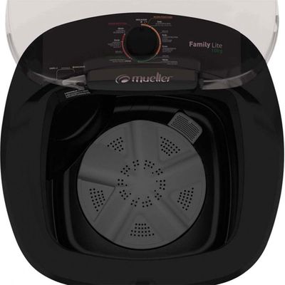 Lavadora Semiautomática Mueller 10kg Family Lite Preto 220V