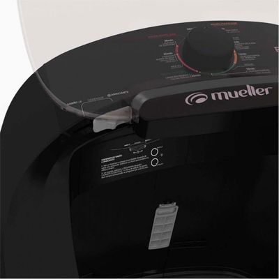Lavadora Semiautomática Mueller 10kg Family Lite Preto 110V