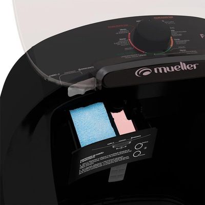 Lavadora Semiautomática Mueller 10kg Family Lite Preto 110V