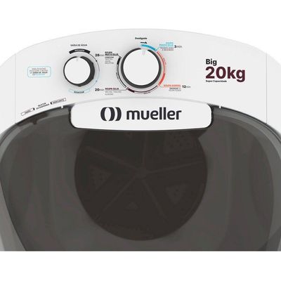 Lavadora De Roupas Semiautomática 20,1kg Mueller Big Branco 110V