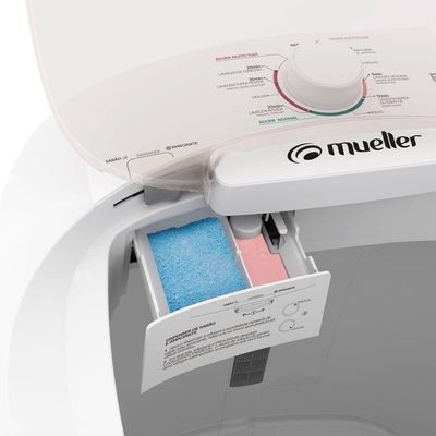 Lavadora De Roupas Mueller Family Lite 10 Kg 6 Programas Branco 220V