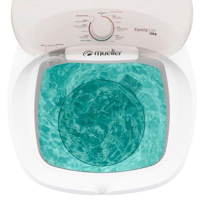 Lavadora De Roupas Mueller Family Lite 10 Kg 6 Programas Branco 110V
