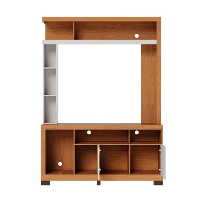 Estante Home Sala De Estar Oma Freijo Off White Matte