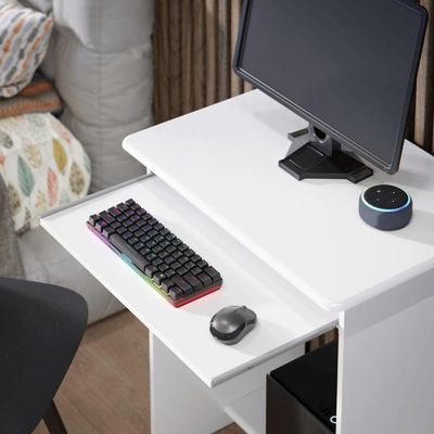 Escrivaninha Mesa Para Computador Suiça Branco