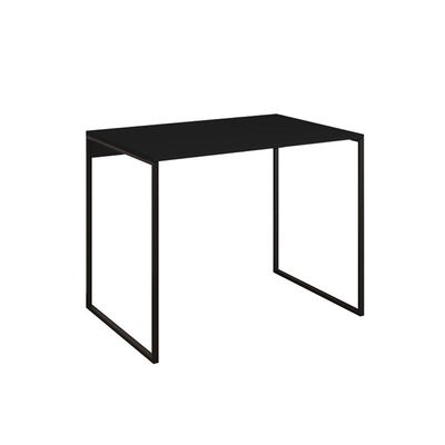Escrivaninha Industrial Office Preta 120x53 Grécia Base Ferro Preto