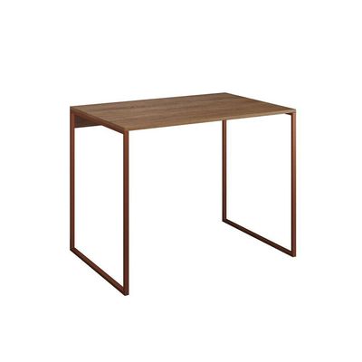 Escrivaninha Industrial Office Amêndoa 120x53 Grécia Base Cobre