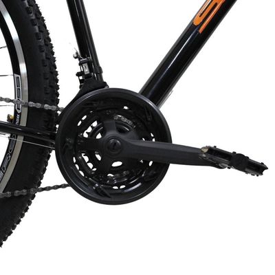 Bicicleta Aro 29 Quadro Aço 21 Vel Freios V Brake Saidx Premium Preto Verde Laranja
