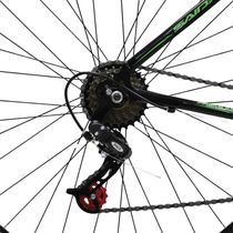 Bicicleta Aro 29 Quadro Aço 21 Vel Freios V Brake Saidx Premium Preto-verde