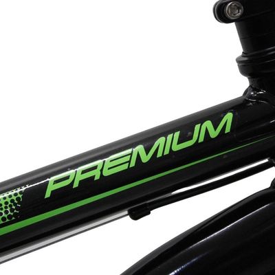 Bicicleta Aro 29 Quadro Aço 21 Vel Freios V Brake Saidx Premium Preto-verde