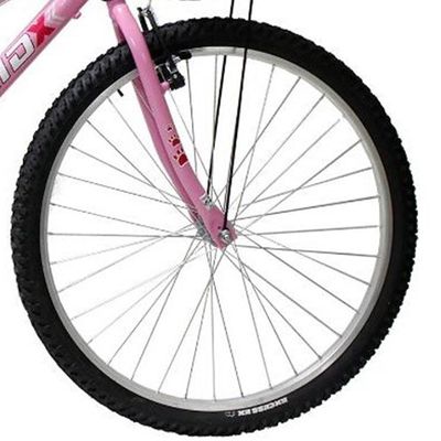 Bicicleta Aro 26 Feminina Mono Sem Marcha Com Cesta Saidx Rosa